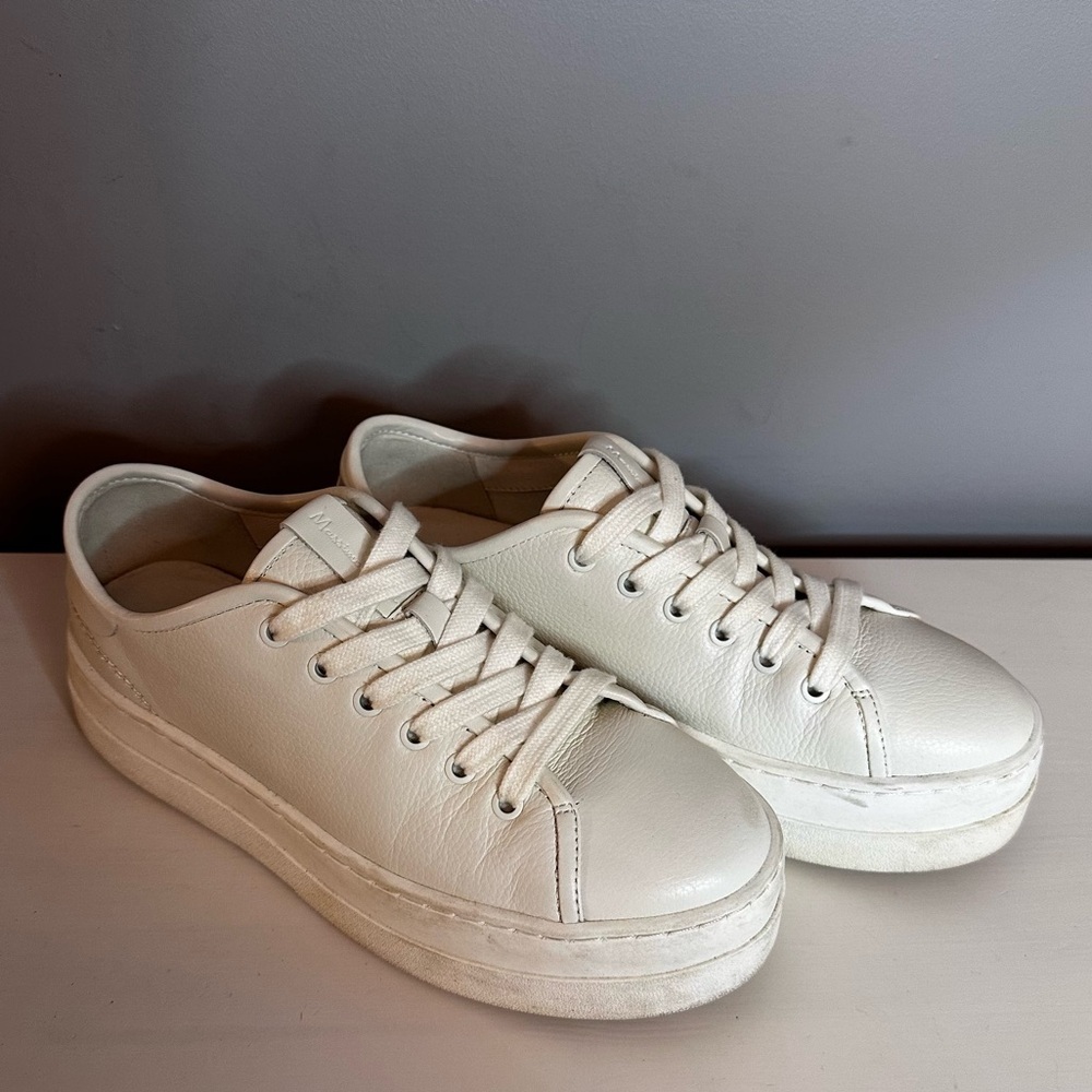 Massimo Dutti - Women’s, Sneakers, White, Leather, Platform, Size 37 (7) - Picture 6 of 11